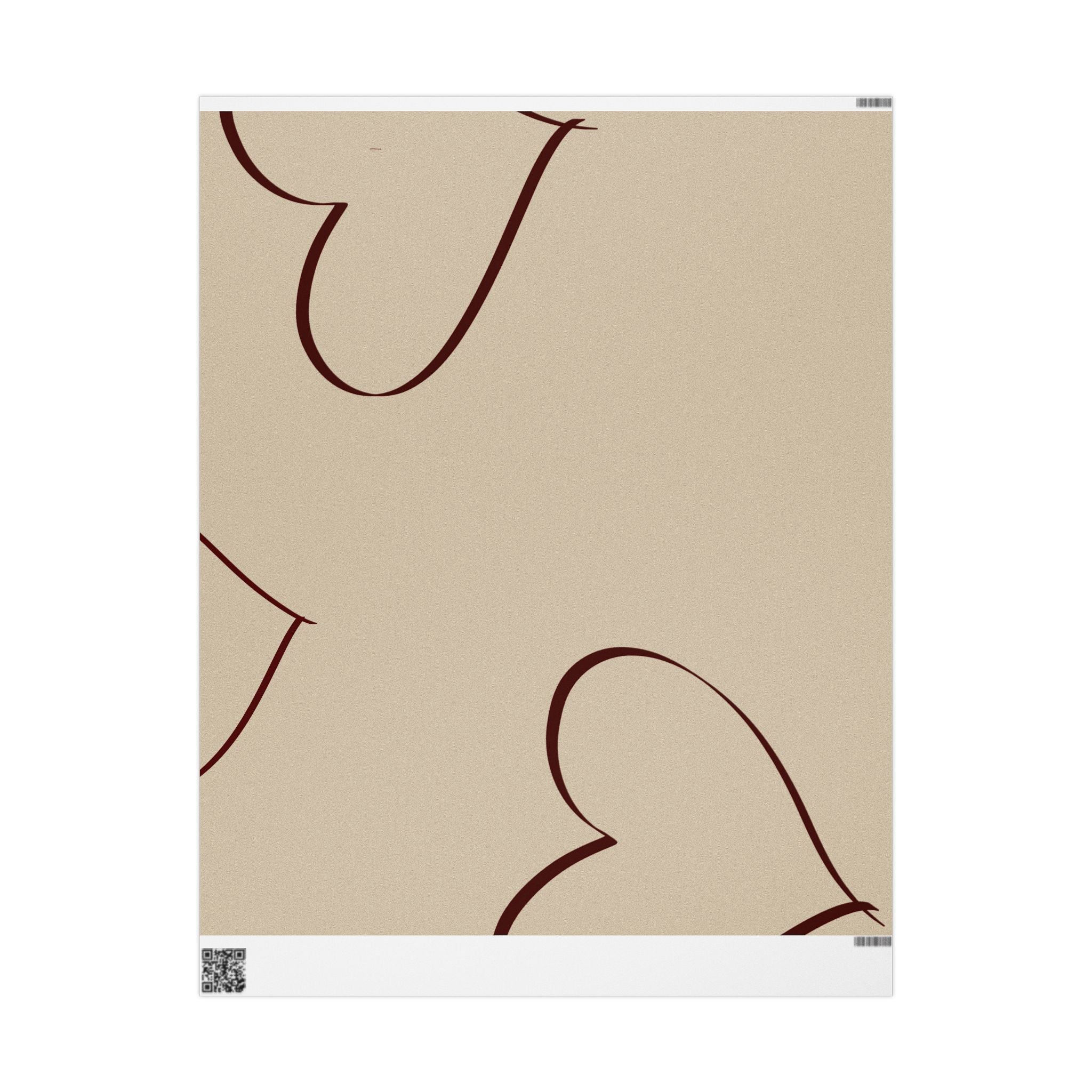 Soft Devotion — Luxury Matte Gift Wrap