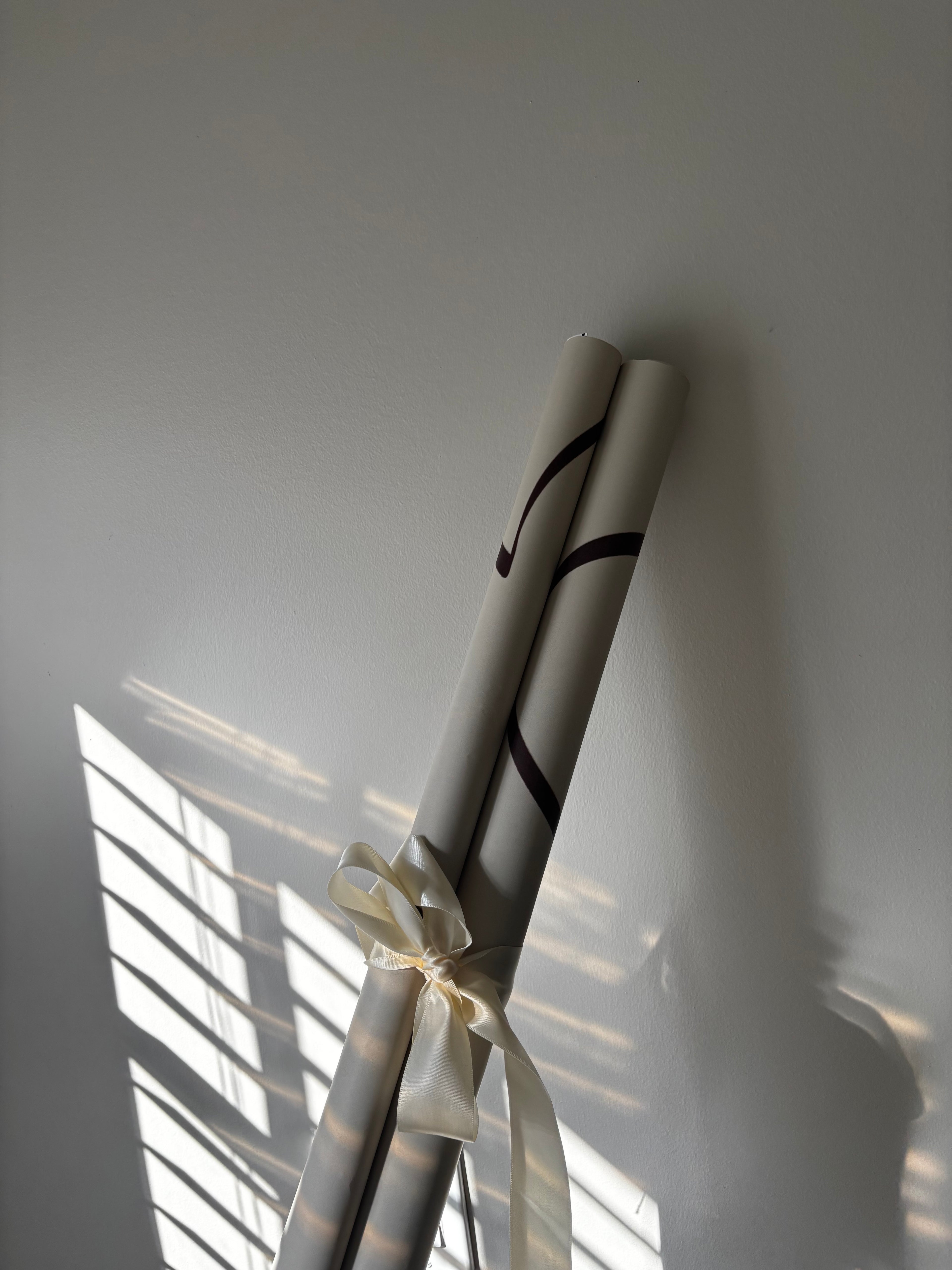 Soft Devotion — Luxury Matte Gift Wrap